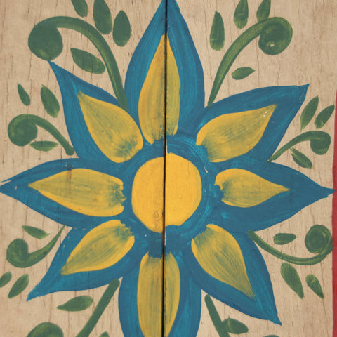 🌟 Retablo de San Cristóbal – Arte Popular Peruano Hecho a Mano