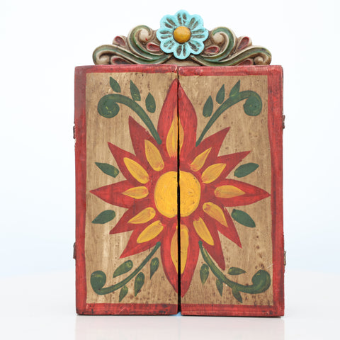 🌟 Retablo Virgen de la Candelaria  – Arte Popular Peruano Hecho a Mano