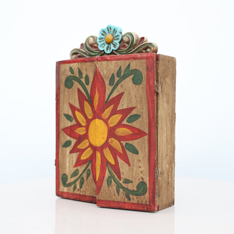 🌟 Retablo Virgen de la Candelaria  – Arte Popular Peruano Hecho a Mano