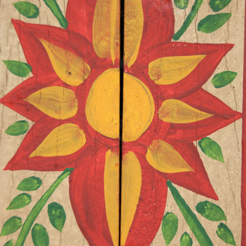 ✨ Retablo del Cristo Negro – Arte Popular Peruano Hecho a Mano