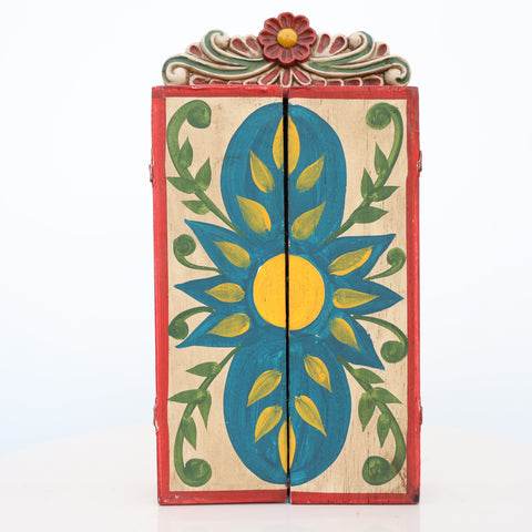 🌟 Retablo Virgen de Guadalupe – Arte Popular Peruano Hecho a Mano