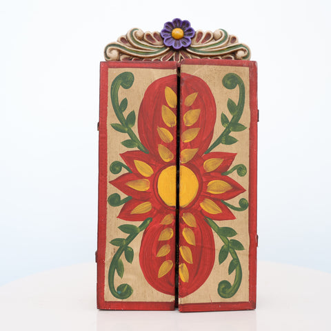 🌟 Retablo de San Martín de Porres – Arte Popular Peruano Hecho a Mano