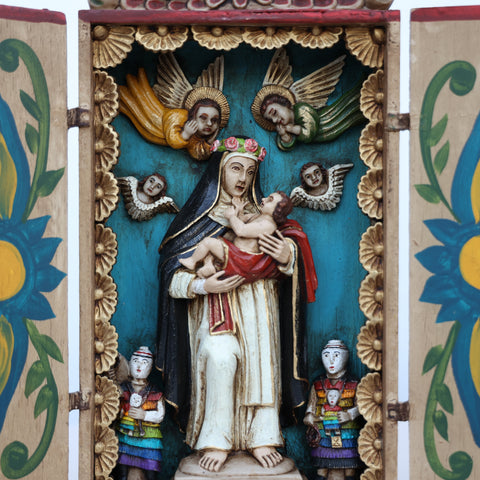 🌟 Retablo de Santa Rosa de Lima – Arte Popular Peruano