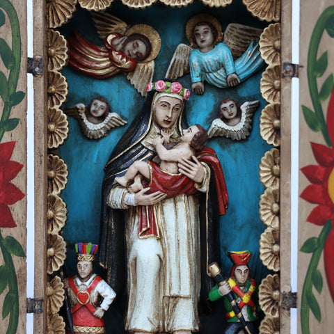 🌟 Retablo de Santa Rosa de Lima – Arte Popular Peruano