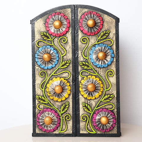 🌾✨ Retablo Andino Cosecha de Frutos de 29 × 39 cm ✨