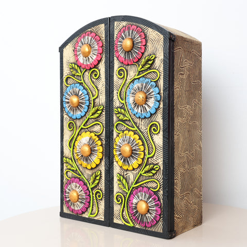 🌾✨ Retablo Andino Cosecha de Frutos de 29 × 39 cm ✨