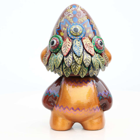 🛡️🌿 Ícaro Guardián 15 cm – Cerámica Iconográfica ✨