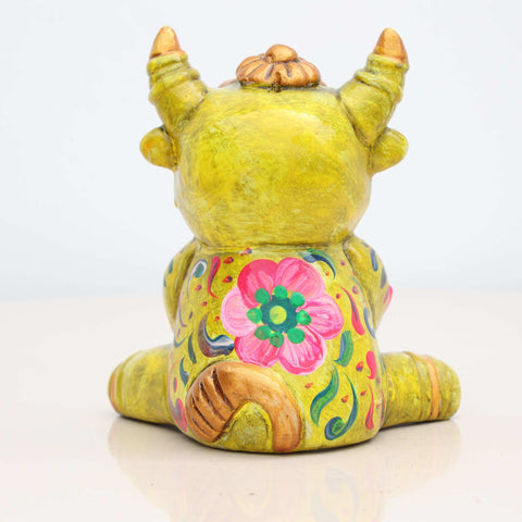 🐂❤️ Toro Amoroso 12 cm – Cerámica Iconográfica ✨