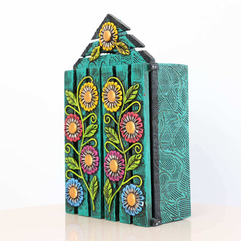 🌟✨ Retablo Andino Nacimiento Turquesa de 25 cm ✨
