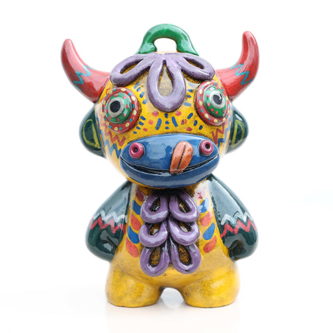 🏺✨ Ícaro Torito de Pucará – Cerámica Iconográfica Artesanal ✨