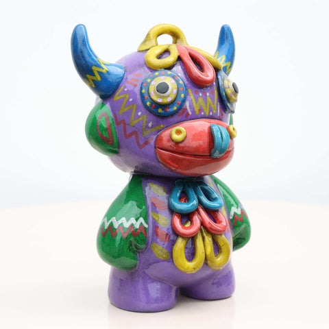 🏺✨ Ícaro Torito de Pucará – Cerámica Iconográfica Artesanal ✨