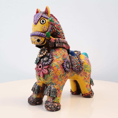 🐎✨ Caballo de Pucará Premium 20 cm – Cerámica Artesanal ✨