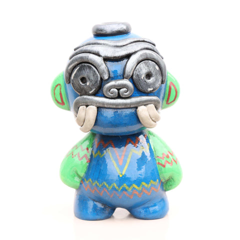 🏺✨ Ícaro Chavín 15 cm – Cerámica Iconográfica Ancestral Peruana ✨