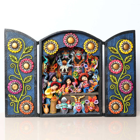 🎨✨ Retablo Andino Maestros Mascareros ✨