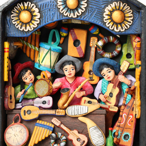 🎨✨ Retablo Andino Taller de Instrumentos Musicales ✨