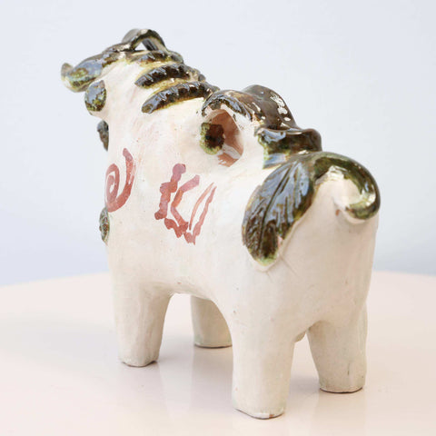 🐂✨ Toro de Pucará Barroco Rústico 16 cm – Cerámica Envejecida ✨
