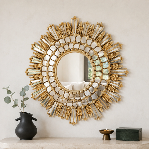 🪞✨ Espejo Especial Oro Espejo 80cm ✨🪞