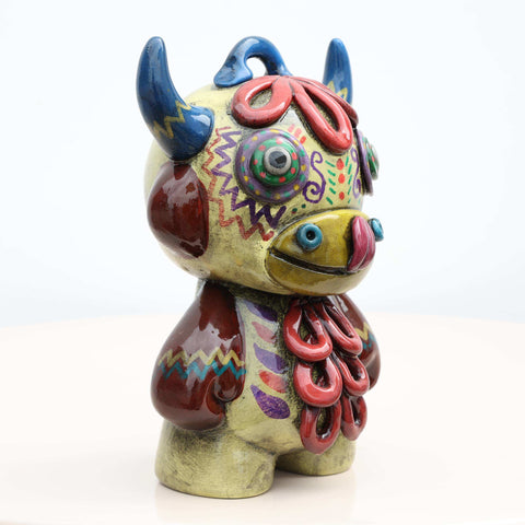 🏺✨ Ícaro Torito de Pucará – Cerámica Iconográfica Artesanal ✨
