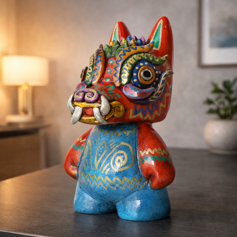 🐶✨ Ícaro Perro Peruano 15 cm – Cerámica Iconográfica ✨🐾