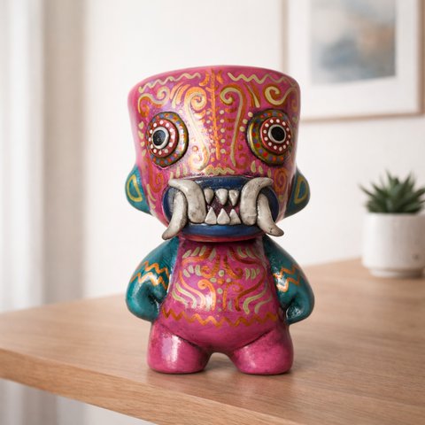 ✨ Ícaro Cuchimilco 15 cm – Cerámica Iconográfica ✨