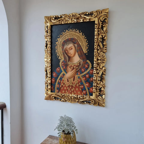 Descubre el arte religioso de las pinturas cuzqueñas: expresiones vibrantes que capturan la devoción y la historia cultural de Perú - Pintura Cuzqueña - Pintura Peruana - Arte Religioso - Escuela Cuzqueña - Virgen - Santos - Arcangel - Pintura Oleo