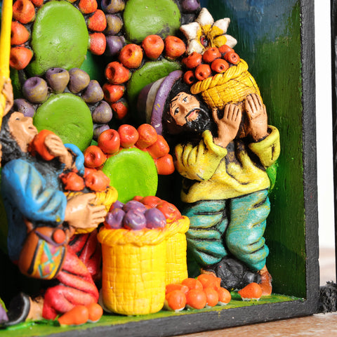 Descubre la magia de los Retablos Ayacuchanos: Arte tradicional peruano que cuenta historias con cada detalle hecho a mano. Perfectos para decorar tu hogar con el Arte Peruano- Retablo Ayacuchano- Artesanía Peruana- Echo a Mano - Decoración Artesanal