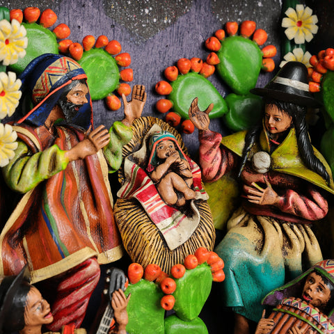 Descubre la magia de los Retablos Ayacuchanos: Arte tradicional peruano que cuenta historias con cada detalle hecho a mano. Perfectos para decorar tu hogar con el Arte Peruano- Retablo Ayacuchano- Artesanía Peruana- Echo a Mano - Decoración Artesanal