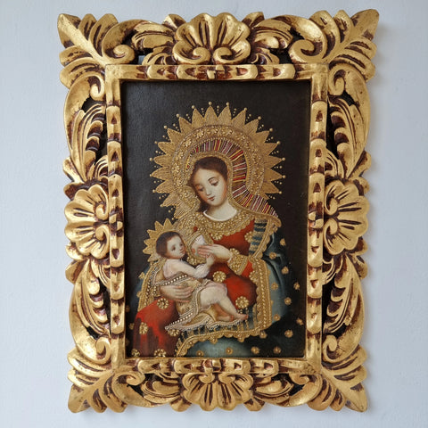 Descubre el arte religioso de las pinturas cuzqueñas: expresiones vibrantes que capturan la devoción y la historia cultural de Perú - Pintura Cuzqueña - Pintura Peruana - Arte Religioso - Escuela Cuzqueña - Virgen - Santos - Arcangel - Pintura Oleo