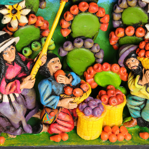 Descubre la magia de los Retablos Ayacuchanos: Arte tradicional peruano que cuenta historias con cada detalle hecho a mano. Perfectos para decorar tu hogar con el Arte Peruano- Retablo Ayacuchano- Artesanía Peruana- Echo a Mano - Decoración Artesanal