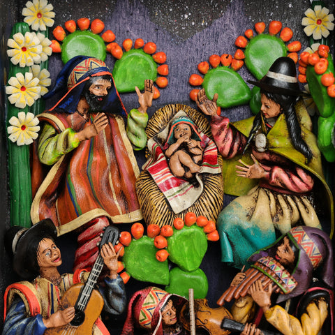 Descubre la magia de los Retablos Ayacuchanos: Arte tradicional peruano que cuenta historias con cada detalle hecho a mano. Perfectos para decorar tu hogar con el Arte Peruano- Retablo Ayacuchano- Artesanía Peruana- Echo a Mano - Decoración Artesanal