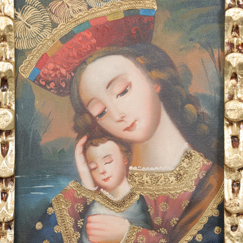 Descubre el arte religioso de las pinturas cuzqueñas: expresiones vibrantes que capturan la devoción y la historia cultural de Perú - Pintura Cuzqueña - Pintura Peruana - Arte Religioso - Escuela Cuzqueña - Virgen - Santos - Arcangel - Pintura Oleo