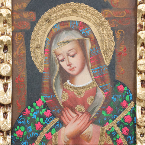 Descubre el arte religioso de las pinturas cuzqueñas: expresiones vibrantes que capturan la devoción y la historia cultural de Perú - Pintura Cuzqueña - Pintura Peruana - Arte Religioso - Escuela Cuzqueña - Virgen - Santos - Arcangel - Pintura Oleo