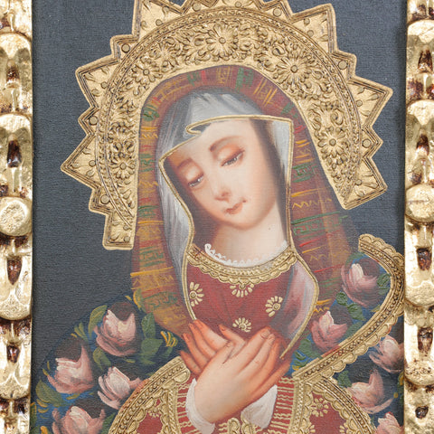 Descubre el arte religioso de las pinturas cuzqueñas: expresiones vibrantes que capturan la devoción y la historia cultural de Perú - Pintura Cuzqueña - Pintura Peruana - Arte Religioso - Escuela Cuzqueña - Virgen - Santos - Arcangel - Pintura Oleo