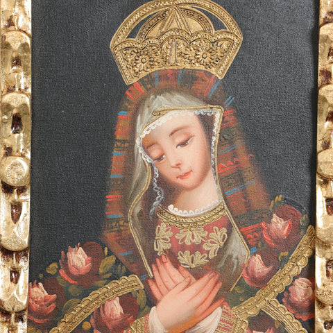 Descubre el arte religioso de las pinturas cuzqueñas: expresiones vibrantes que capturan la devoción y la historia cultural de Perú - Pintura Cuzqueña - Pintura Peruana - Arte Religioso - Escuela Cuzqueña - Virgen - Santos - Arcangel - Pintura Oleo