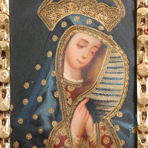 Descubre el arte religioso de las pinturas cuzqueñas: expresiones vibrantes que capturan la devoción y la historia cultural de Perú - Pintura Cuzqueña - Pintura Peruana - Arte Religioso - Escuela Cuzqueña - Virgen - Santos - Arcangel - Pintura Oleo