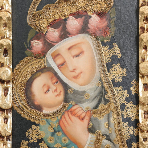 Descubre el arte religioso de las pinturas cuzqueñas: expresiones vibrantes que capturan la devoción y la historia cultural de Perú - Pintura Cuzqueña - Pintura Peruana - Arte Religioso - Escuela Cuzqueña - Virgen - Santos - Arcangel - Pintura Oleo