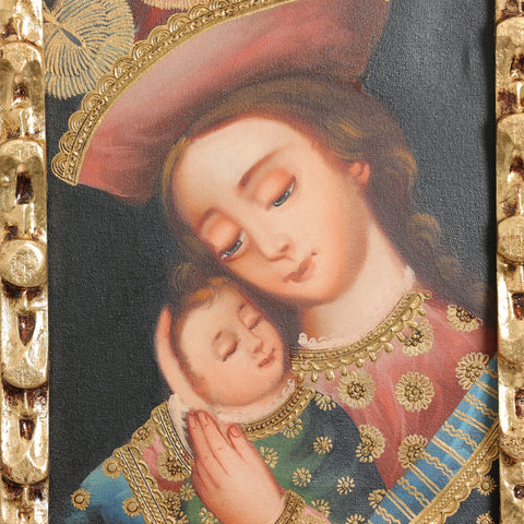 Descubre el arte religioso de las pinturas cuzqueñas: expresiones vibrantes que capturan la devoción y la historia cultural de Perú - Pintura Cuzqueña - Pintura Peruana - Arte Religioso - Escuela Cuzqueña - Virgen - Santos - Arcangel - Pintura Oleo