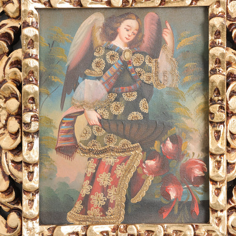 Descubre el arte religioso de las pinturas cuzqueñas: expresiones vibrantes que capturan la devoción y la historia cultural de Perú - Pintura Cuzqueña - Pintura Peruana - Arte Religioso - Escuela Cuzqueña - Virgen - Santos - Arcangel - Pintura Oleo