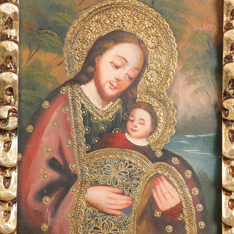 Descubre el arte religioso de las pinturas cuzqueñas: expresiones vibrantes que capturan la devoción y la historia cultural de Perú - Pintura Cuzqueña - Pintura Peruana - Arte Religioso - Escuela Cuzqueña - Virgen - Santos - Arcangel - Pintura Oleo