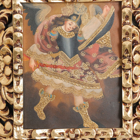 Descubre el arte religioso de las pinturas cuzqueñas: expresiones vibrantes que capturan la devoción y la historia cultural de Perú - Pintura Cuzqueña - Pintura Peruana - Arte Religioso - Escuela Cuzqueña - Virgen - Santos - Arcangel - Pintura Oleo