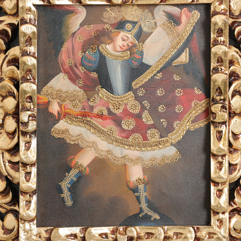 Descubre el arte religioso de las pinturas cuzqueñas: expresiones vibrantes que capturan la devoción y la historia cultural de Perú - Pintura Cuzqueña - Pintura Peruana - Arte Religioso - Escuela Cuzqueña - Virgen - Santos - Arcangel - Pintura Oleo