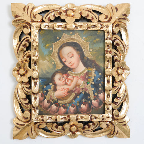 Descubre el arte religioso de las pinturas cuzqueñas: expresiones vibrantes que capturan la devoción y la historia cultural de Perú - Pintura Cuzqueña - Pintura Peruana - Arte Religioso - Escuela Cuzqueña - Virgen - Santos - Arcangel - Pintura Oleo