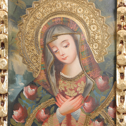 Descubre el arte religioso de las pinturas cuzqueñas: expresiones vibrantes que capturan la devoción y la historia cultural de Perú - Pintura Cuzqueña - Pintura Peruana - Arte Religioso - Escuela Cuzqueña - Virgen - Santos - Arcangel - Pintura Oleo