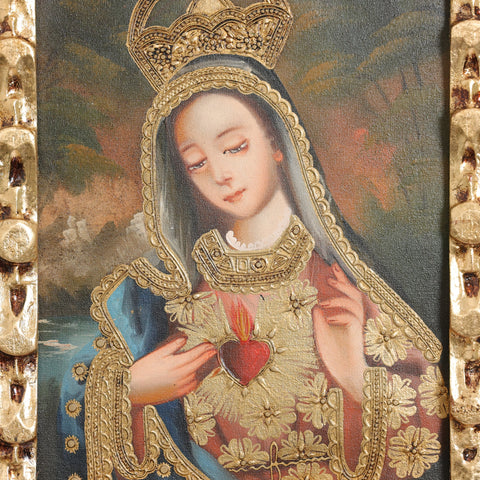 Descubre el arte religioso de las pinturas cuzqueñas: expresiones vibrantes que capturan la devoción y la historia cultural de Perú - Pintura Cuzqueña - Pintura Peruana - Arte Religioso - Escuela Cuzqueña - Virgen - Santos - Arcangel - Pintura Oleo