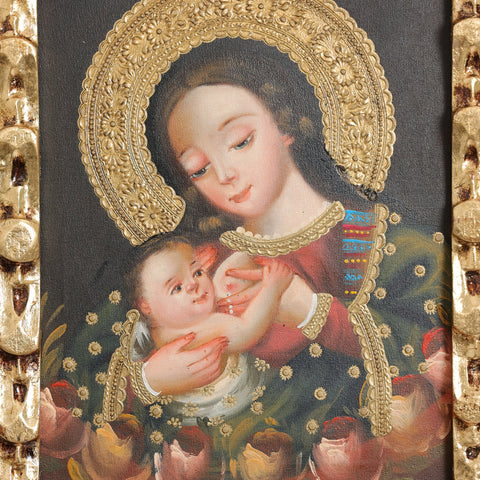 Descubre el arte religioso de las pinturas cuzqueñas: expresiones vibrantes que capturan la devoción y la historia cultural de Perú - Pintura Cuzqueña - Pintura Peruana - Arte Religioso - Escuela Cuzqueña - Virgen - Santos - Arcangel - Pintura Oleo