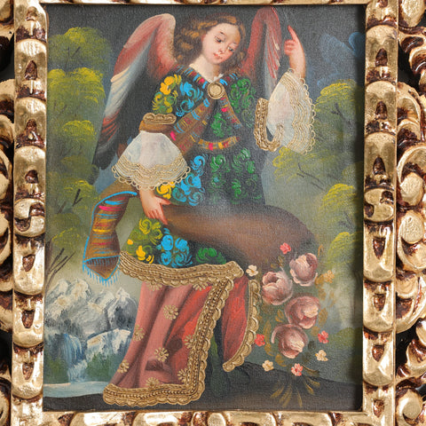 Descubre el arte religioso de las pinturas cuzqueñas: expresiones vibrantes que capturan la devoción y la historia cultural de Perú - Pintura Cuzqueña - Pintura Peruana - Arte Religioso - Escuela Cuzqueña - Virgen - Santos - Arcangel - Pintura Oleo